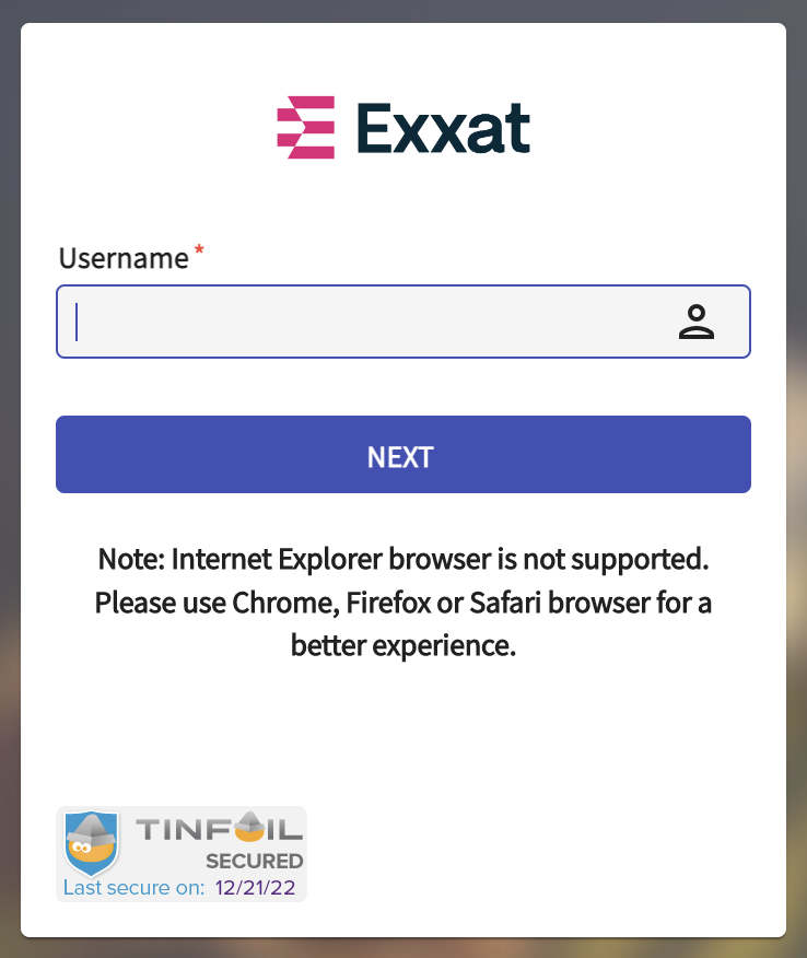 Logging into Exxat via SSO – Exxat